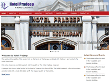 Tablet Screenshot of hotelpradeep.com